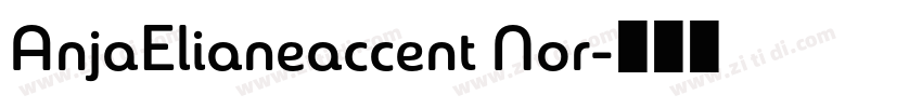 AnjaElianeaccent Nor字体转换